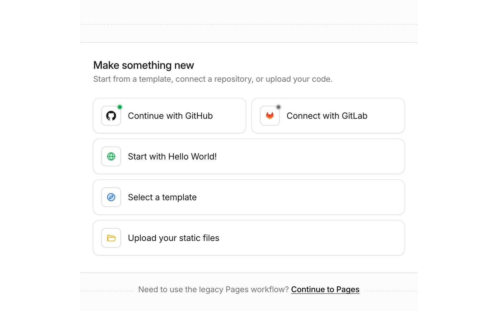 Create an app